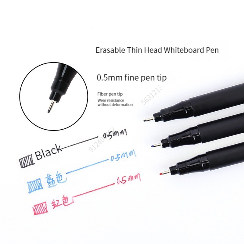 1/3PCS 0.5mm Dry Erase Art Mar - Whiteboard Marker Set recension och pris