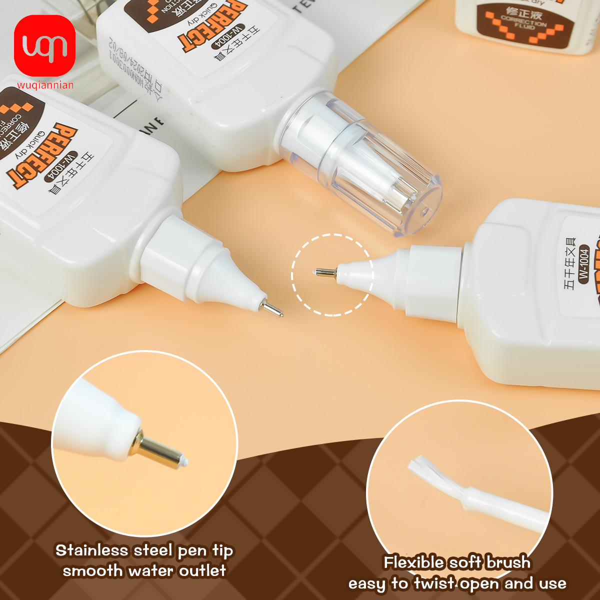 WQN-3/6/12PCS18ml Correction F - Correction Fluid White recension och pris