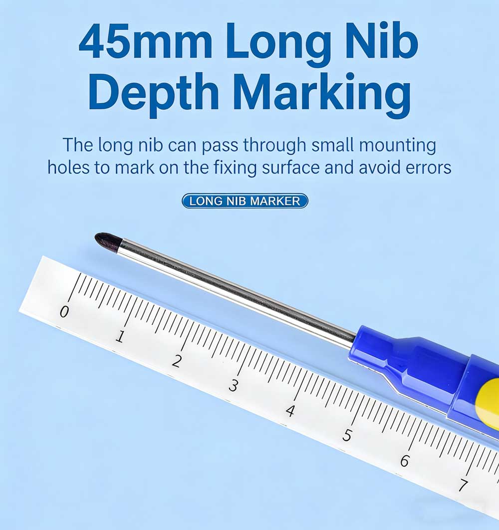 Deep Hole Long Nib Head Marker - Whiteboard Marker Set recension och pris