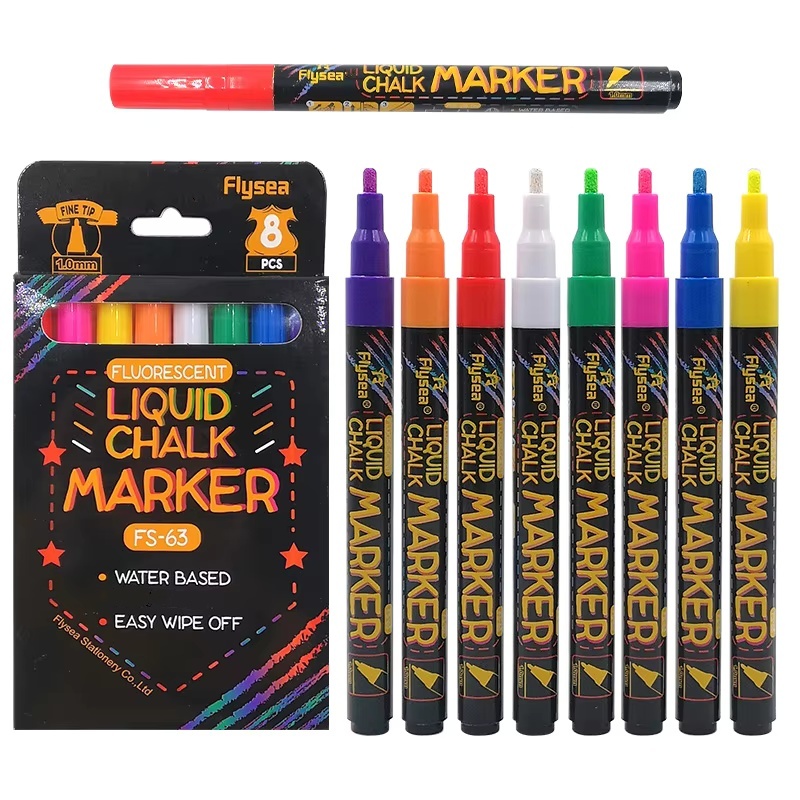 8 pcs Liquid Chalk Markers-Was - Whiteboard Marker Set recension och pris