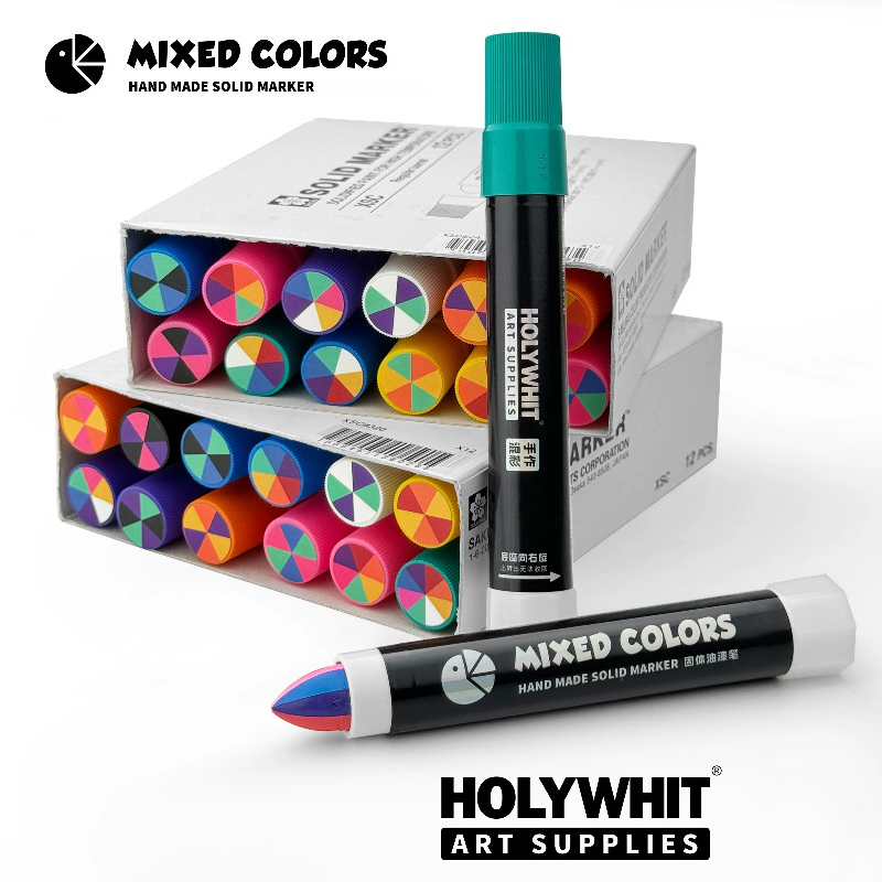 1 Pcs Mixed Solid Oil-Based Wa - Whiteboard Marker Set recension och pris