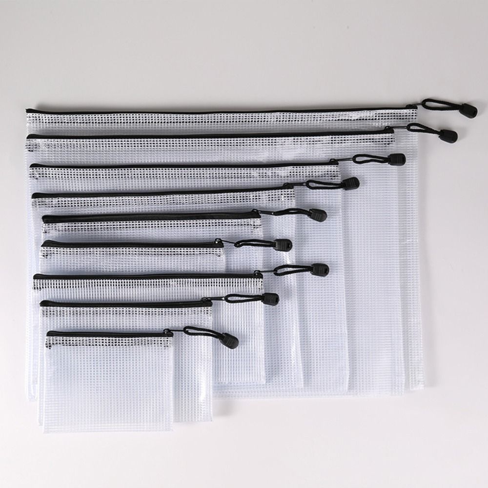 A3/A4/A5/A6 Mesh Zipper Pouch  - Portfolio Folder Zip recension och pris