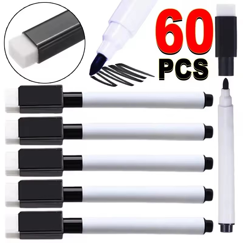 Magnetic Black Dry Erase Marke - Stationery Office recension och pris