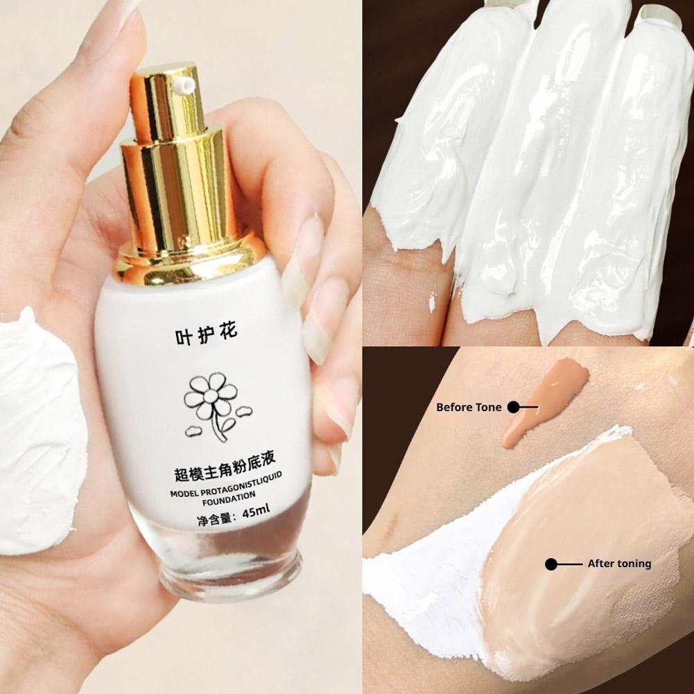 White liquid foundation Long-L - Correction Fluid White recension och pris