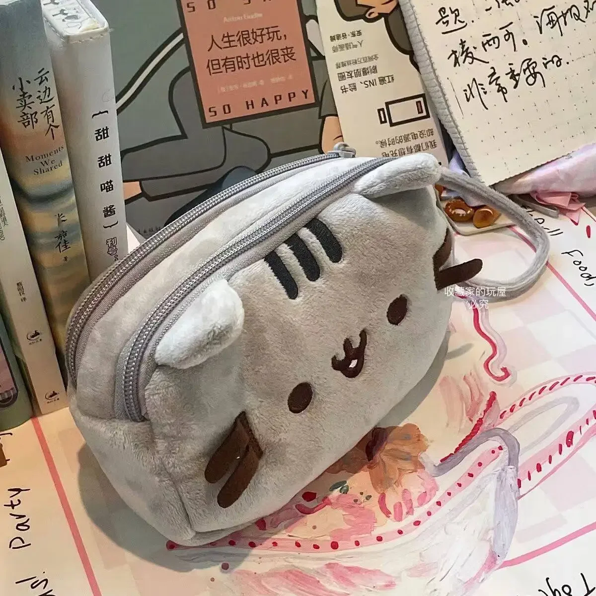 Kawaii Pusheen Fat Cat Cartoon - Pencil Case Large recension och pris