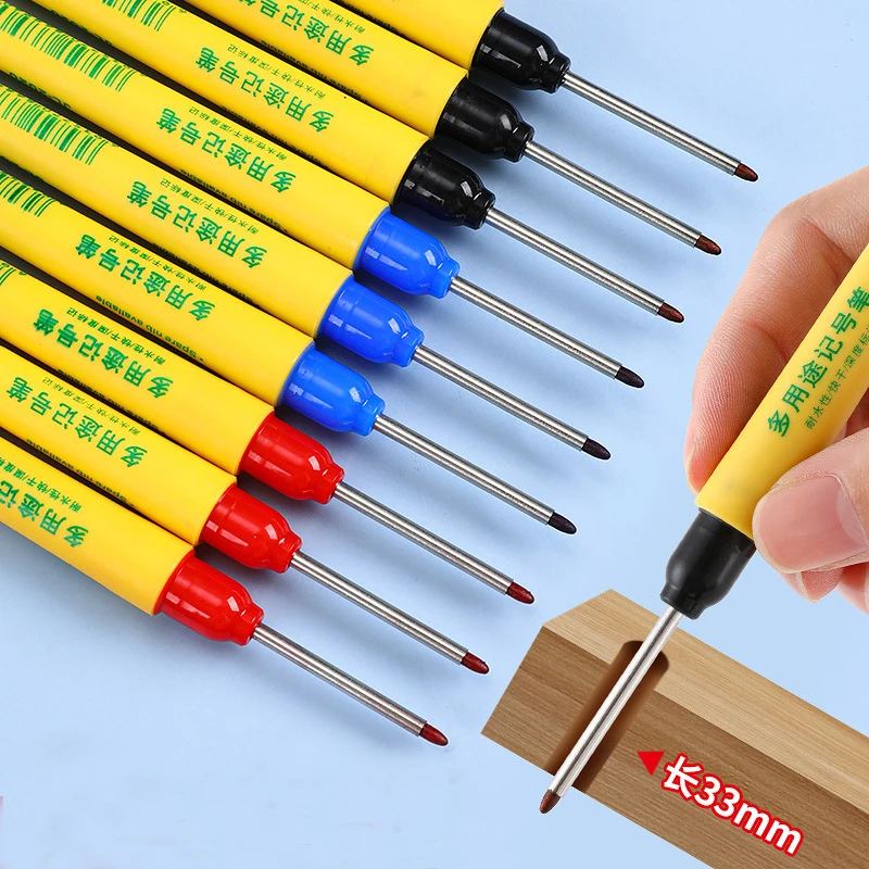 6pcs/set 33mm Red/Blue/Black L - Whiteboard Marker Set recension och pris
