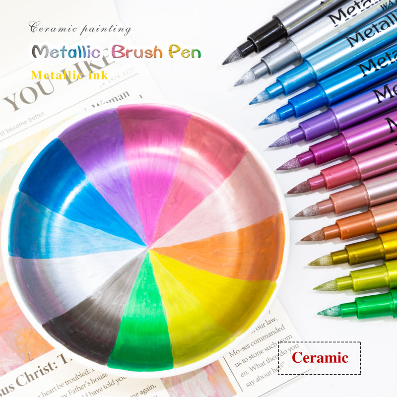 24 Colors Metallic Acrylic Pai - Whiteboard Marker Set recension och pris