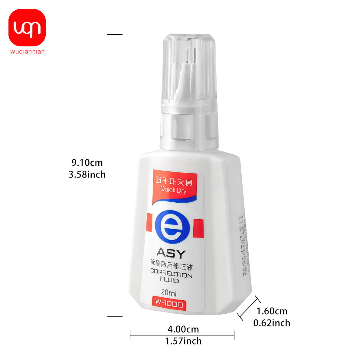 WQN Quick-Dry Correction Fluid - Correction Fluid White recension och pris