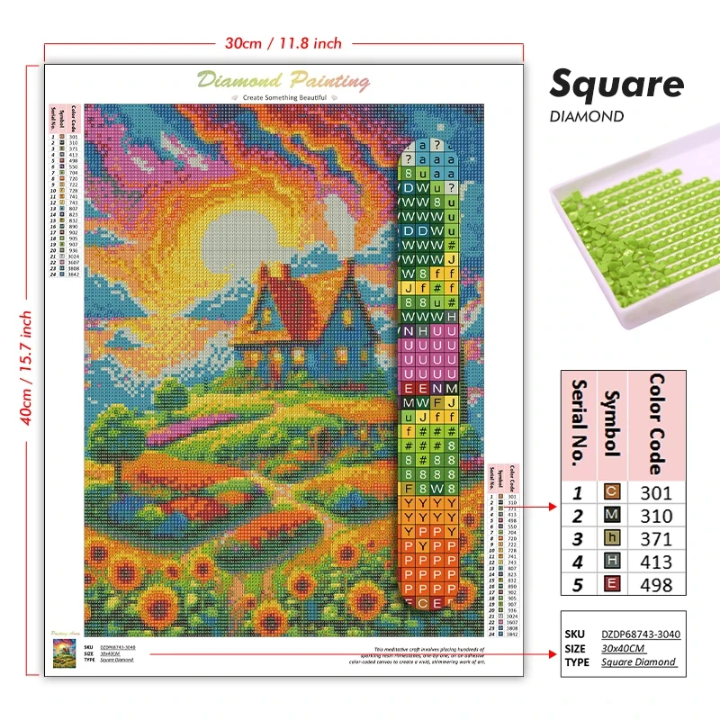 DIY 5D Diamond Painting, Cozy  - Ideal Stationery & Office Supply recension och pris
