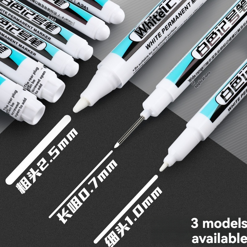 1/10/20Pcs White Permanent Mar - Whiteboard Marker Set recension och pris