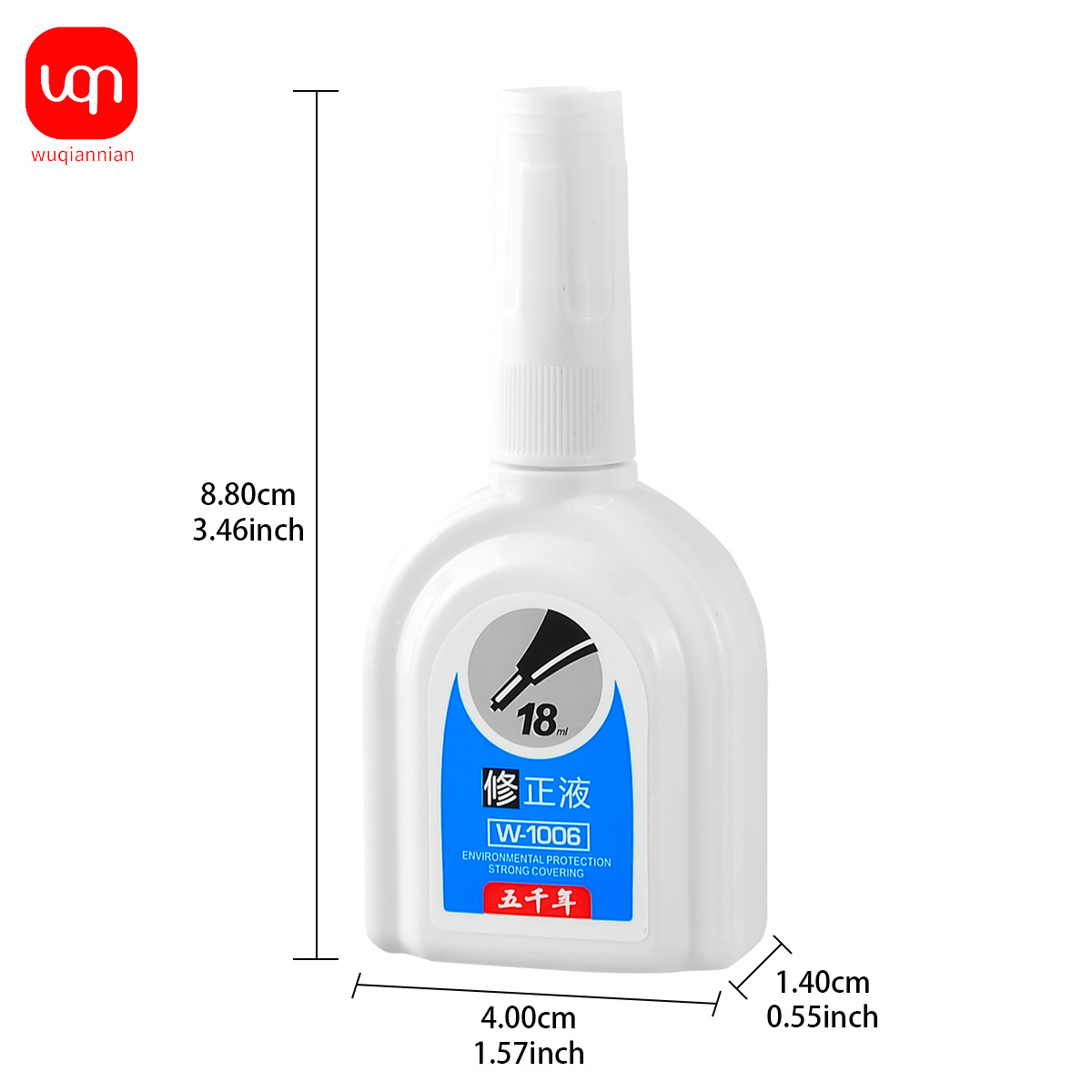 WQN-1/3/6PCS Simple White Corr - Correction Fluid White recension och pris