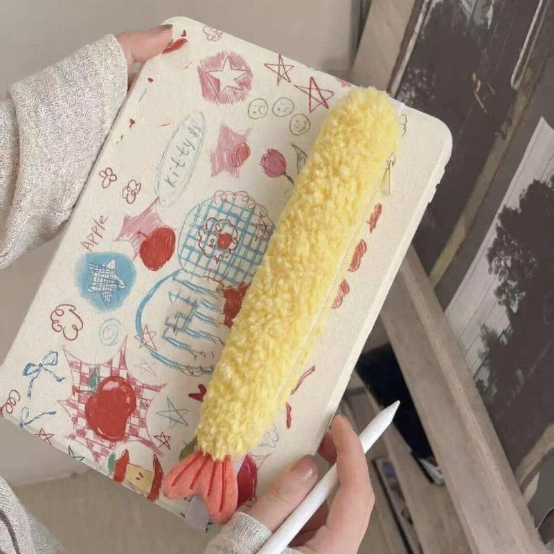 Adorable Shrimp Tail Plush Pen - Ideal Stationery & Office Supply recension och pris