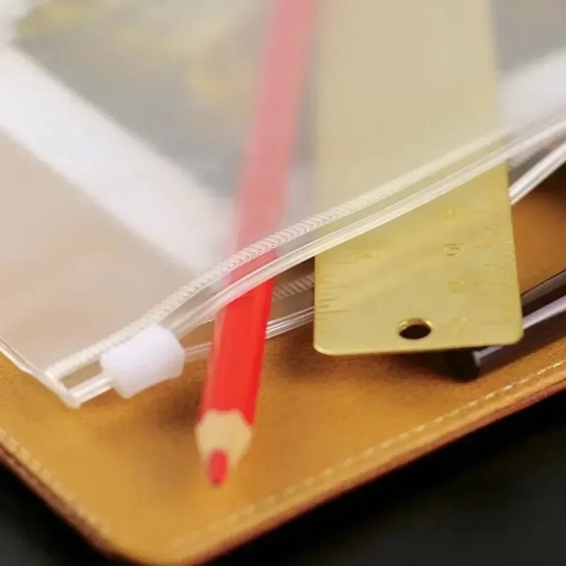 10Pcs Transparent PVC Zipper B - Portfolio Folder Zip recension och pris