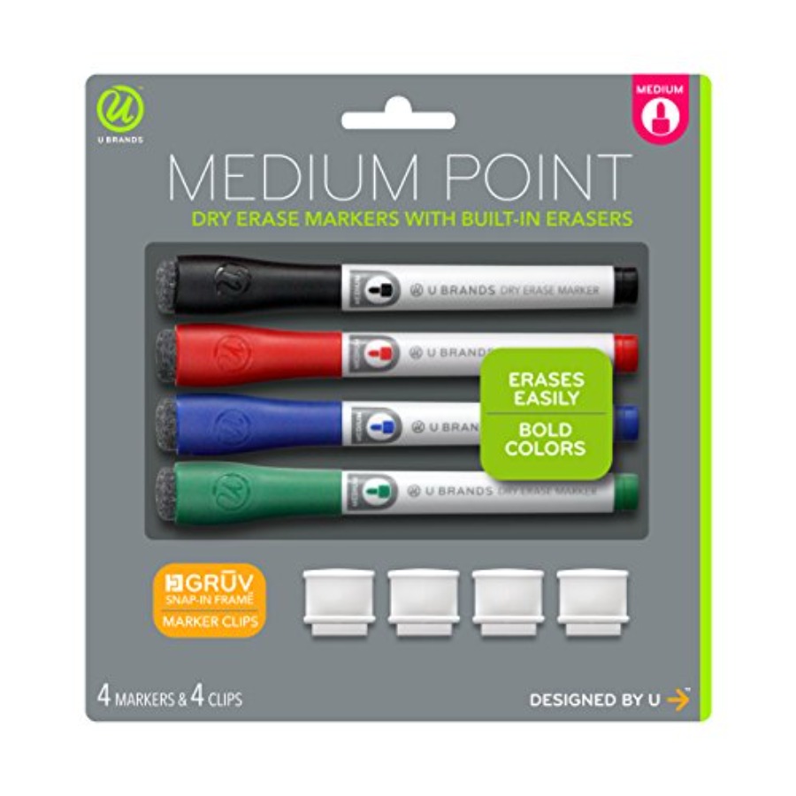 Fine Tip Dry Erase Markers wit - Whiteboard Marker Set recension och pris