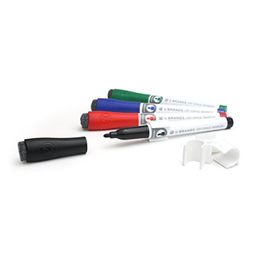Fine Tip Dry Erase Markers wit - Whiteboard Marker Set recension och pris
