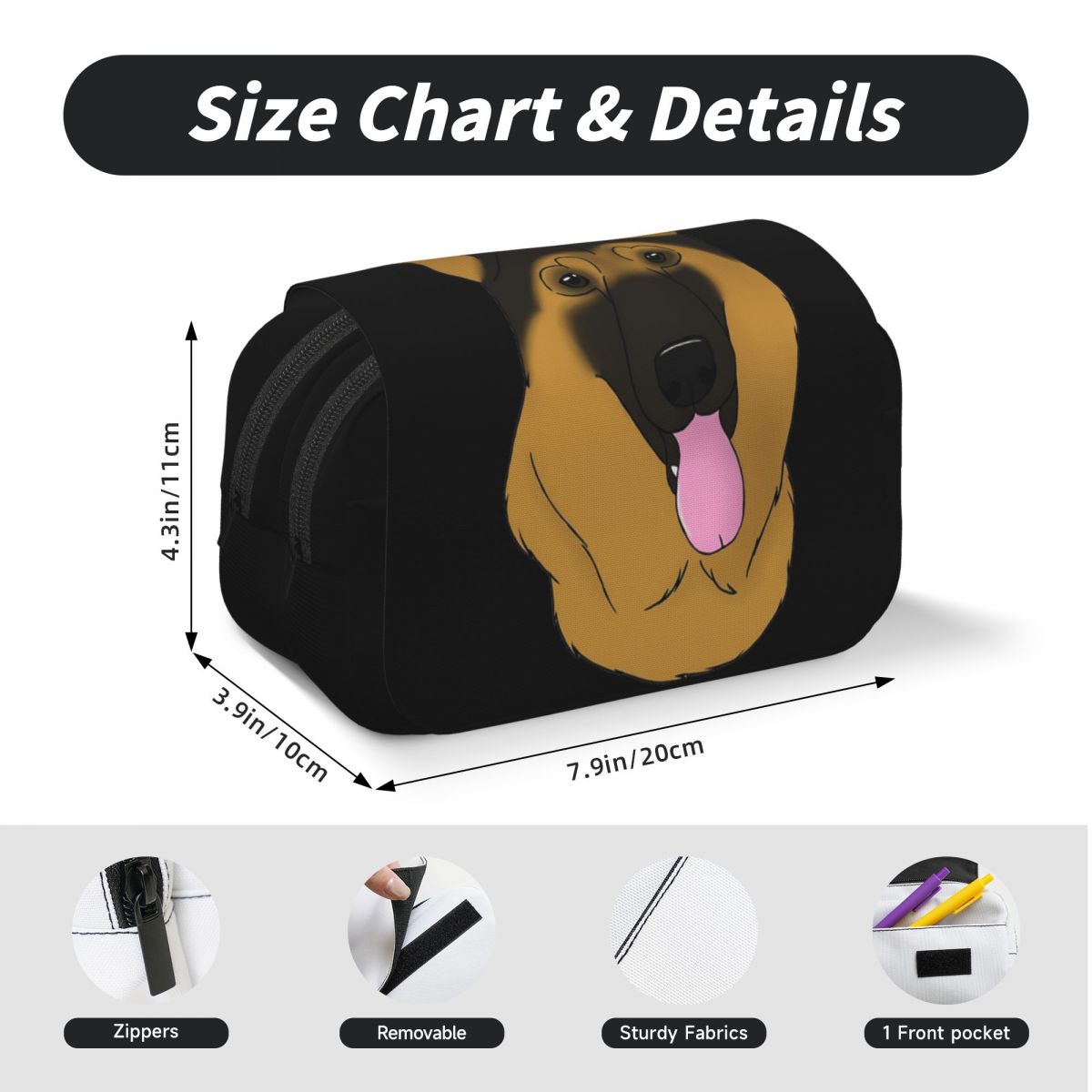German Shepherd Dog - Black An - Tan Stationery & Office Supply recension och pris