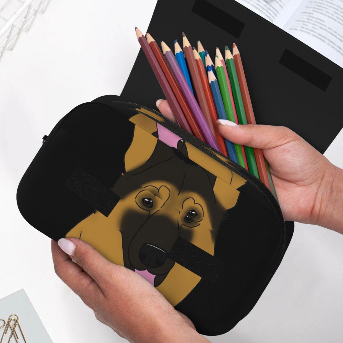 German Shepherd Dog - Black An - Tan Stationery & Office Supply recension och pris